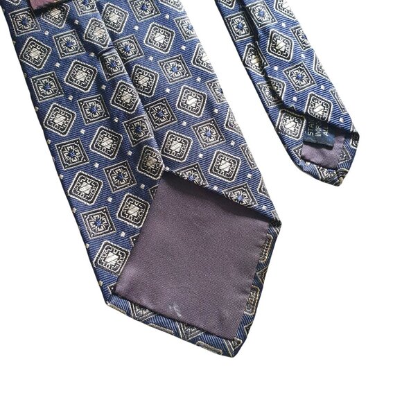 Vintage Nordstrom Silk Necktie Jacob Roberts Vintage Designer Office Dad Gift - Picture 5 of 5